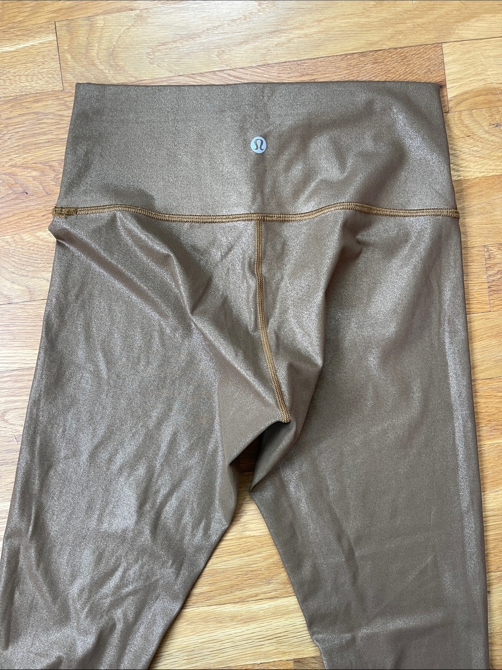 lululemon athletica Metallic Brown Shimmer Leggings